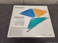 Front of sealed Nanoleaf Light Panels Triangle Expansion Pack box