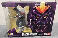 Front of boxed Spacegodzilla figure