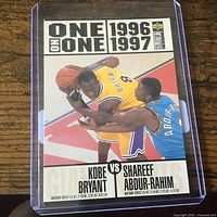 Front of card in protective toploader