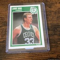 Card in clear plastic holder