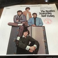 Front cover showing trunk paste-over artwork and Capitol stereo banner