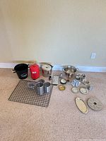 group shot of entire lot laid out on floor