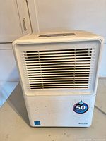 Front view showing grille, 50-pint badge and overall condition