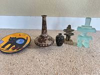 Group view of all five items lined up