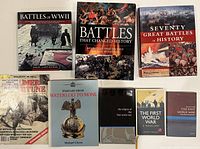 All eight titles laid out showing covers and formats