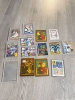 All 14 cards laid out on floor