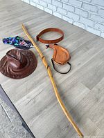 overview of all five items on table