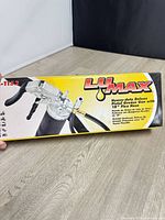 Retail box front showing Lumax branding and product image