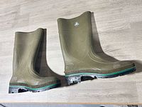 Both boots side by side showing color, height and overall condition