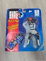 Front view of sealed Kenner Shaq Attack action figure on card