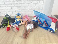 All items overview on floor