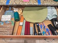 Entire drawer contents overview