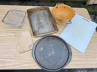 All six items laid out on table