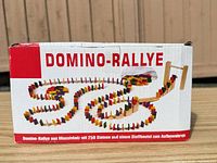 Retail box front showing Domino-Rallye branding and set illustration