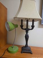 Both lamps side by side on surface
