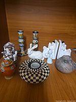 Group shot showing all items on shelf