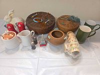 Group shot showing all items together on table