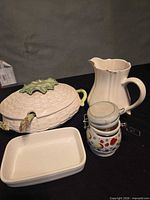 Entire four-piece set displayed