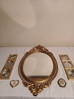 All five items laid out on table