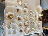 Entire lot laid out on table