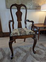 Full view of armchair front