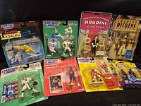 Group shot of all eight sealed figures