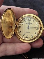 Dial view showing brand, numerals, inner case finish