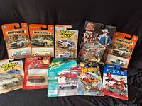 All 11 blister-card vehicles front view