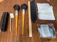 All items laid out on table for overview