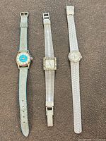 Three vintage women’s watches side by side