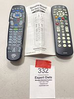 Two remotes and manual overview