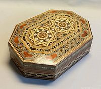 Top view showing full geometric mosaic pattern