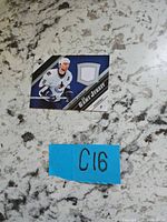 Front view of Trevor Linden Upper Deck Game Jersey card showing player image and jersey swatch