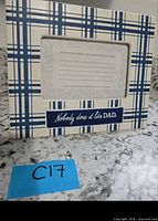 Front view of Hallmark ceramic Dad picture frame