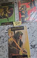 All three Green Arrow Longbow Hunters comics