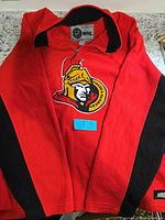 Front view showing logo, color, zipper, and tag