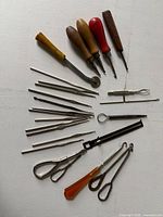 All tools laid out showing quantity and types