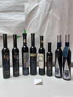 Group shot of eight Canadian Icewine bottles