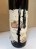 Montepulciano d’Abruzzo front label damaged