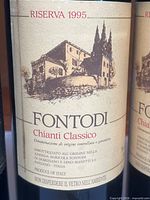 Front label Fontodi Chianti Classico Riserva 1995