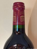 Chateau Margaux capsule and neck