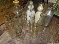 Group shot showing all bottles and spoon