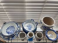 Group shot of entire set on rack