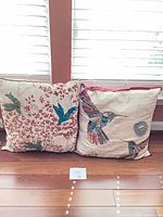 Both pillows front view