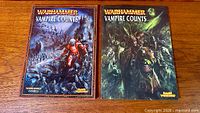 Front covers of both Vampire Counts army books