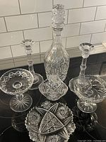 Group shot of all crystal pieces