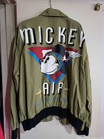 Back view showing full "Mickey Air" graphic and overall color