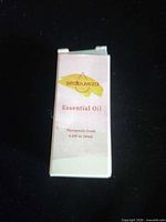 Front of boxed Sedbuwza Essential Oil