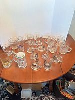 All steins and mugs on table
