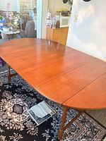 Full view of table with leaves inserted